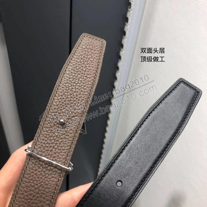 HERMES皮帶 H專櫃新款 雙面腰帶 時尚個性 愛馬仕皮帶 男女通用  hgh2009